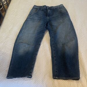 Nili Lotan Emerson Faded Washed Blue wide leg Jeans